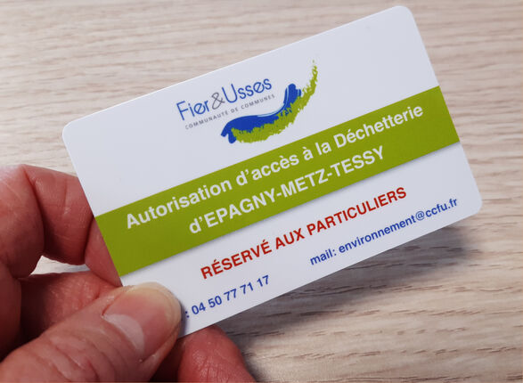 Contrôle d'accès à la déchèterie d'Epagny Metz-Tessy